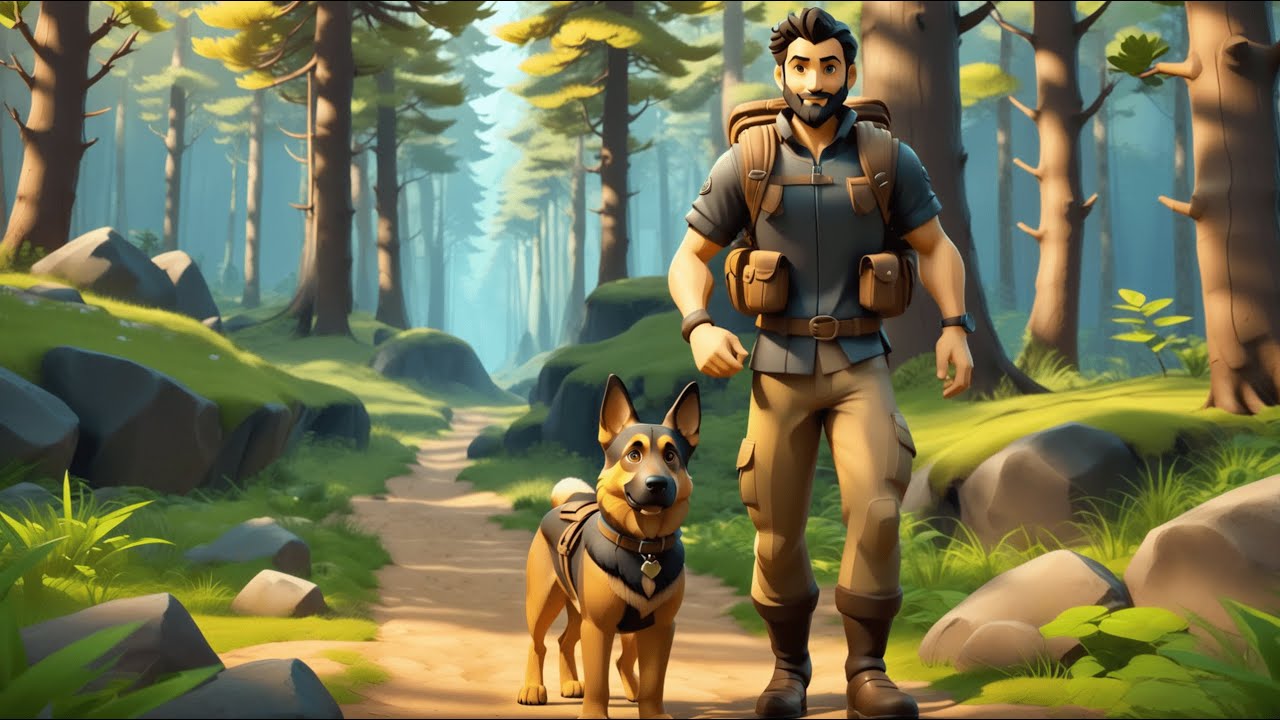 Capa do Video THE HUNTER vs. THE FROG - Cartoon #kidsanimation #frog #dog