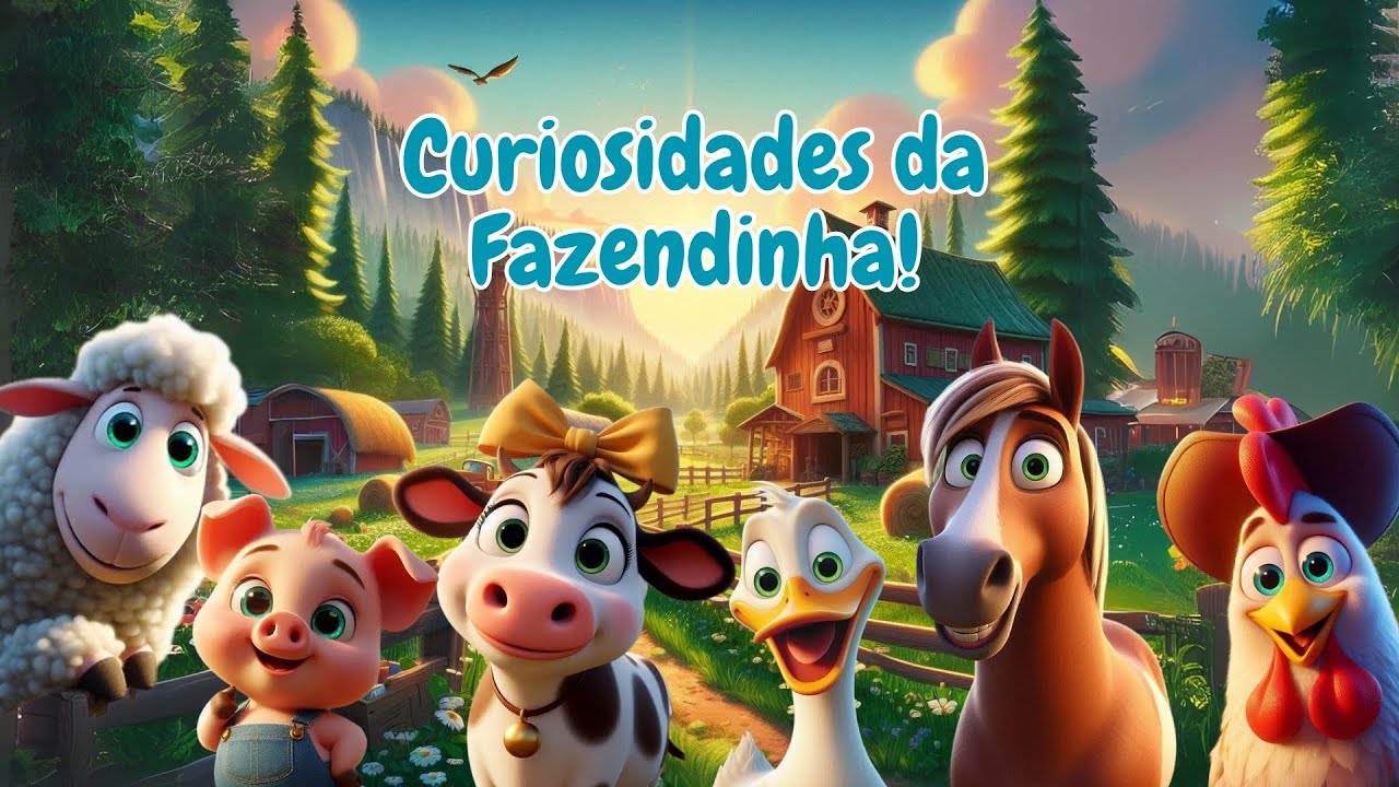 Capa do Video ANIMAIS da FAZENDINHA - SONS e CURIOSIDADES