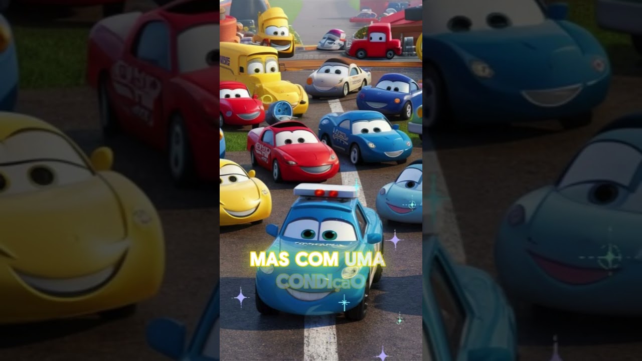 Capa do Video #shorts CARROS DESENHO INFANTIL! #shorts
