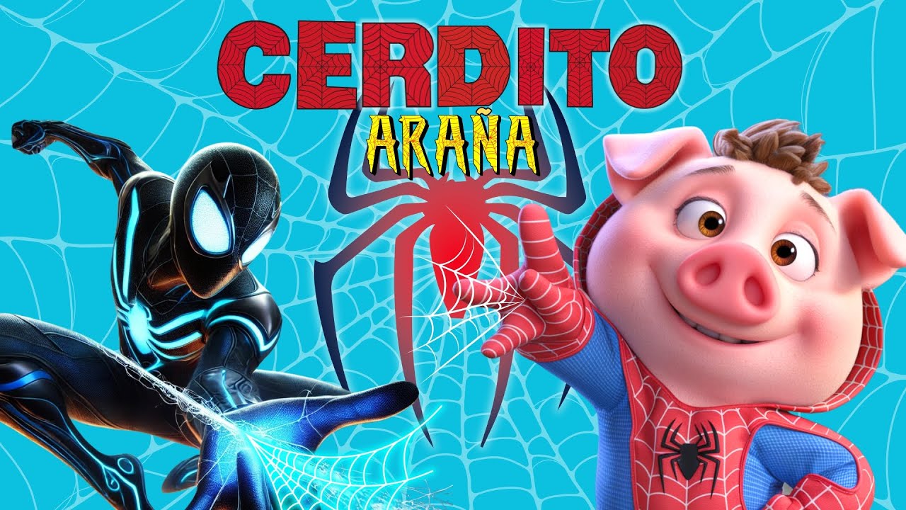 Capa do Video EL CERDITO ARAÑA en la Fábrica de Juguetes del LOBO FEROZ #cuentosinfantiles #historiasparaniños