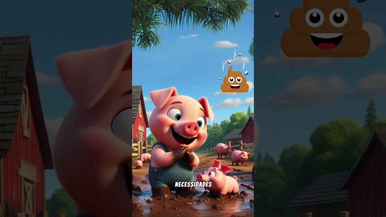 Capa do Video ANIMAIS FAZENDINHA!! Desenho Animado #desenhoinfantil #fazendinha #infantil