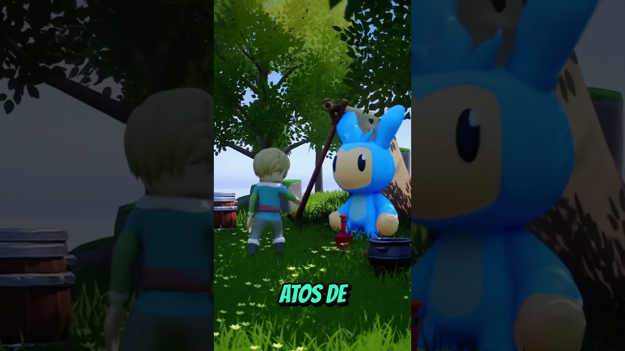 Capa do Video A Jornada de Martim O Menino e o COELHO Trapaceiro🐰✨ DESENHO INFANTIL #desenhosanimados #shorts