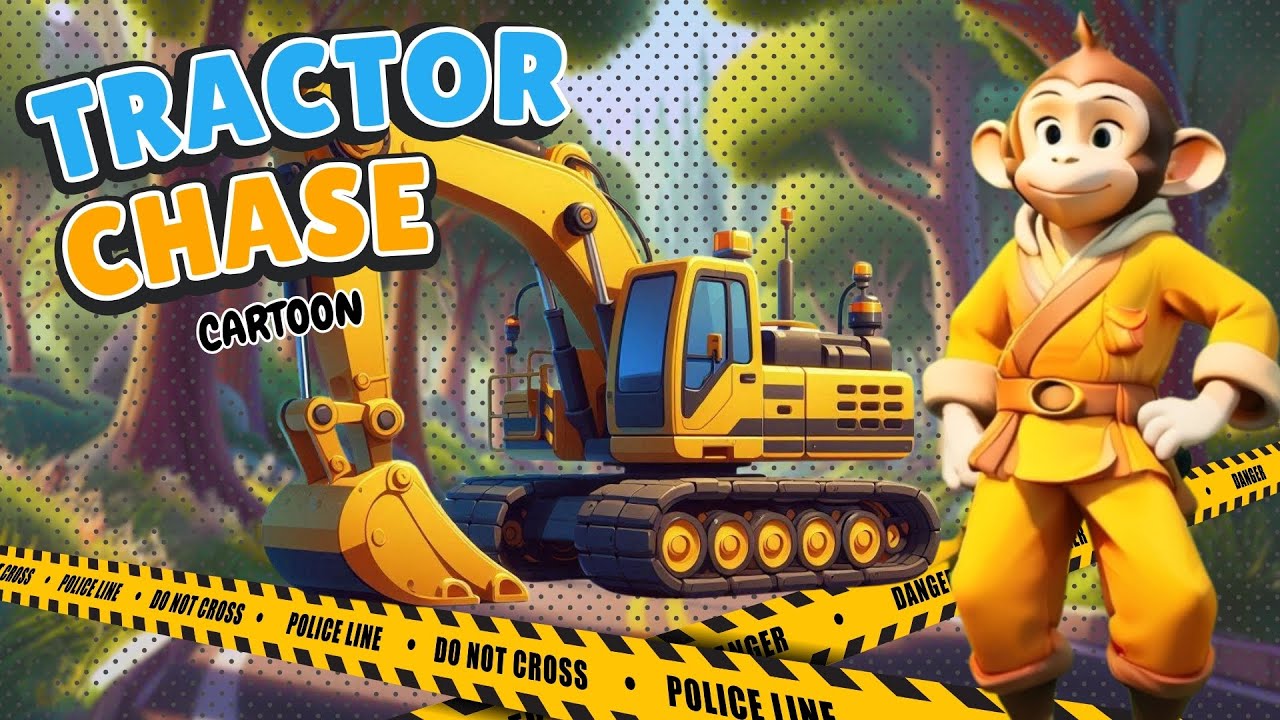 Capa do Video Boy's Wild Tractor Chase Through City Ends in Epic Escape with Monkey and Mouse!