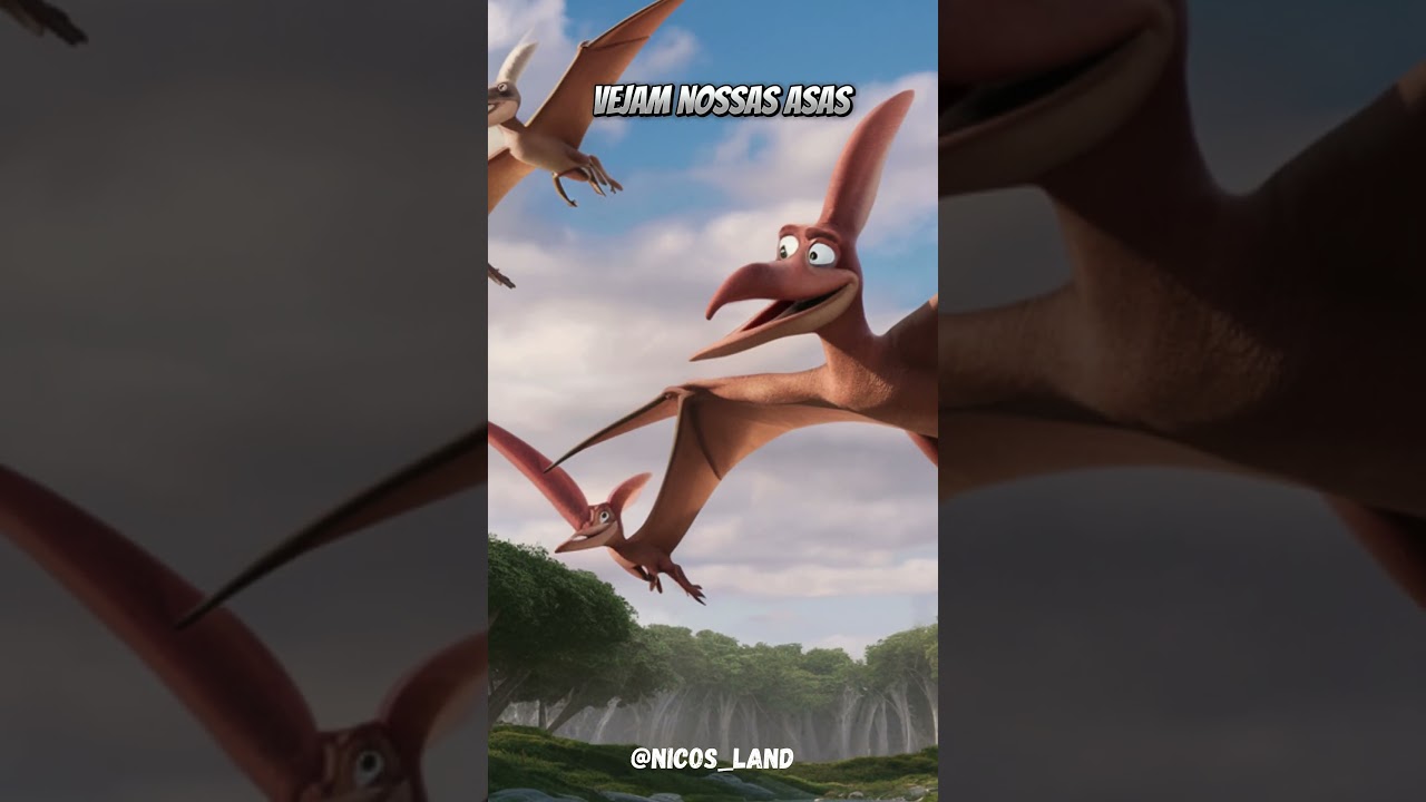 Capa do Video #shorts  Aventura de Nico e os DINOSSAUROS - Desenho Animado #desenhoinfantil  #dinossauro