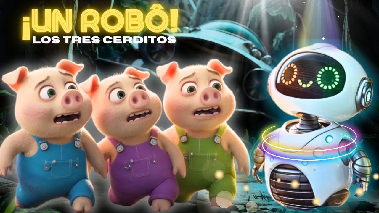 Capa do Video Los 3 CERDITOS y el ROBOT contra el LOBO MALO