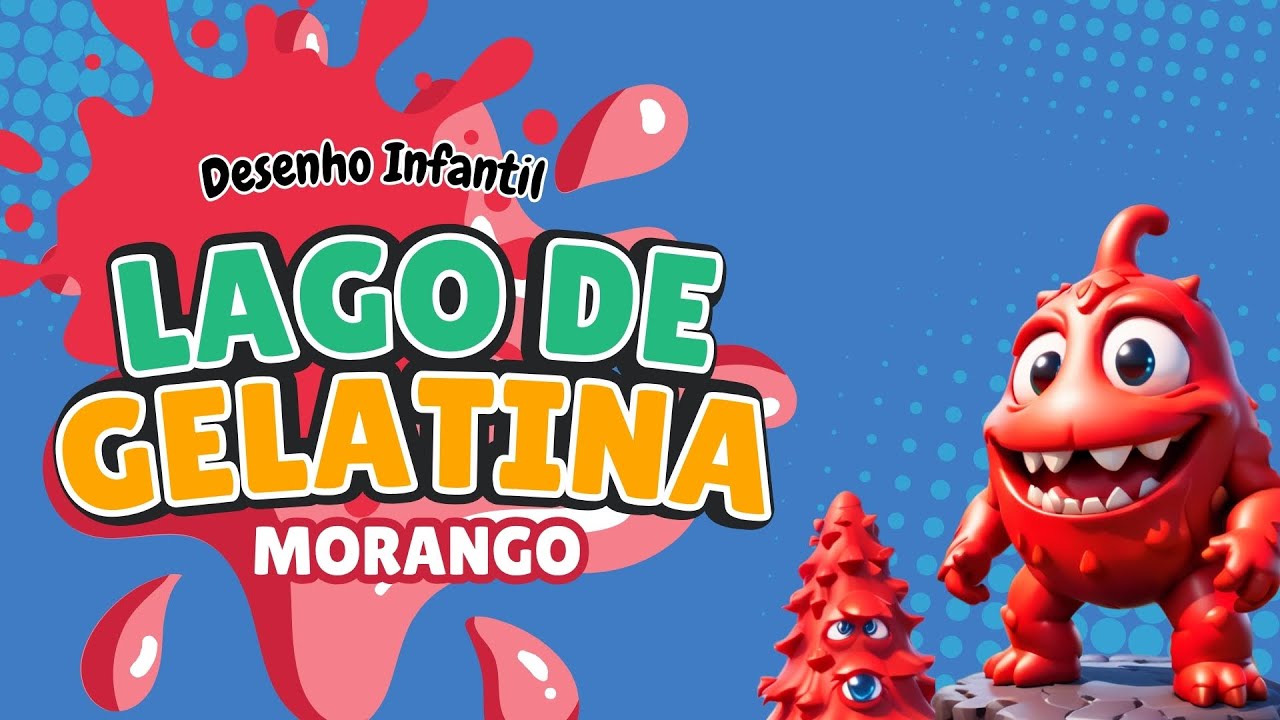 Capa do Video LAGO DE GELATINA! DESENHO INFANTIL ESPAÇO #desenhosanimados