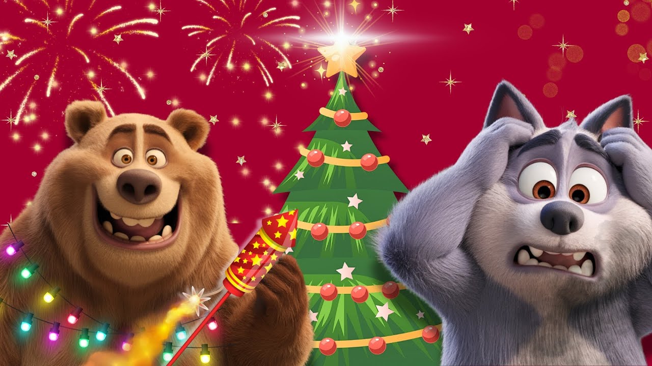 Capa do Video EL LOBO FEROZ y LOS TRES CERDITOS se preparan para LA NAVIDAD! #lostrescerditos #cuentosinfantiles