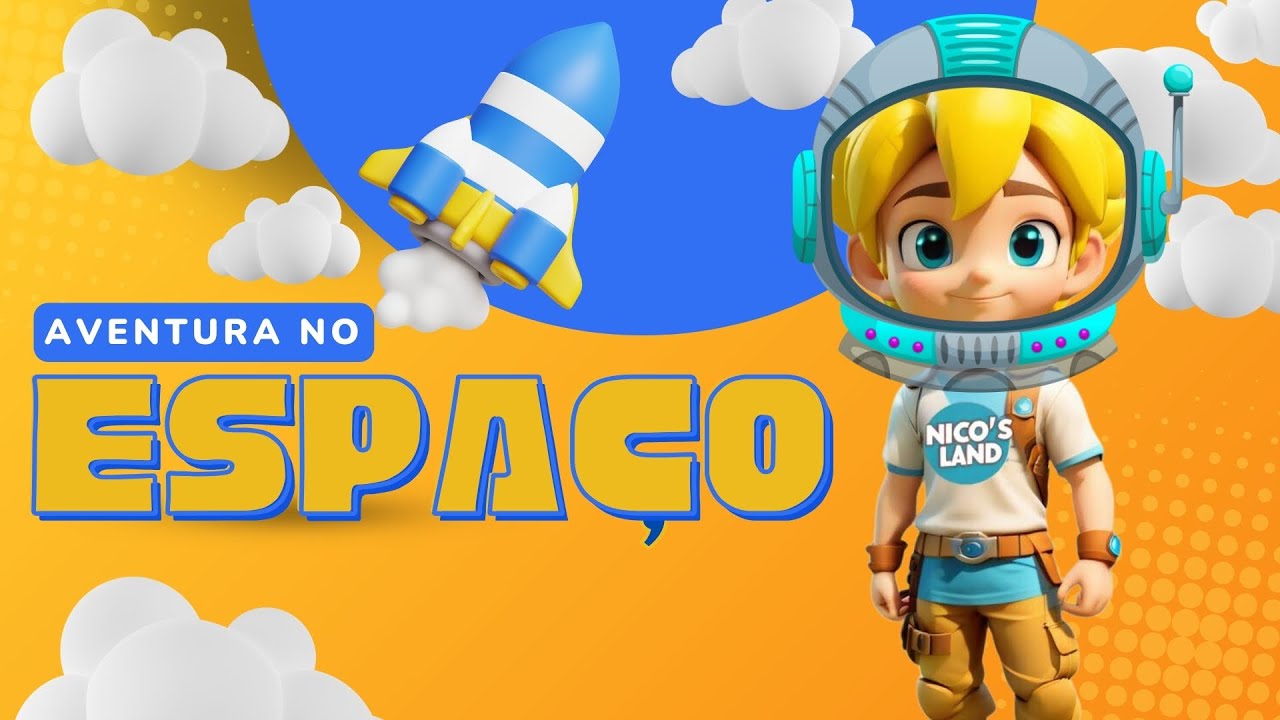 Capa do Video AVENTURA NO ESPAÇO DESENHO #desenhoinfantil