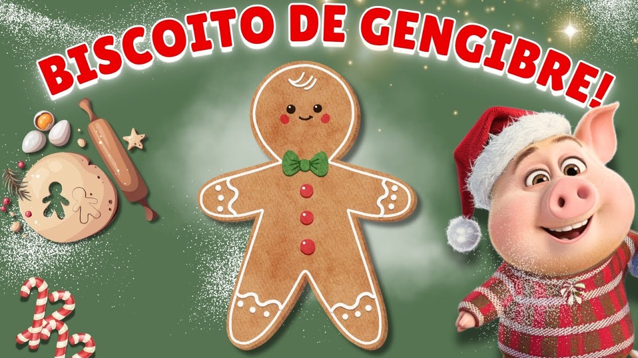 Capa do Video Especial de NATAL de TRÊS PORQUINHOS! (40 min) #desenhoinfantil #ostrêsporquinhos