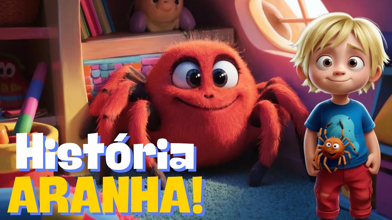 Capa do Video ARANHA HISTÓRIA | DESENHO INFANTIL - #desenhoaranha #desenho
