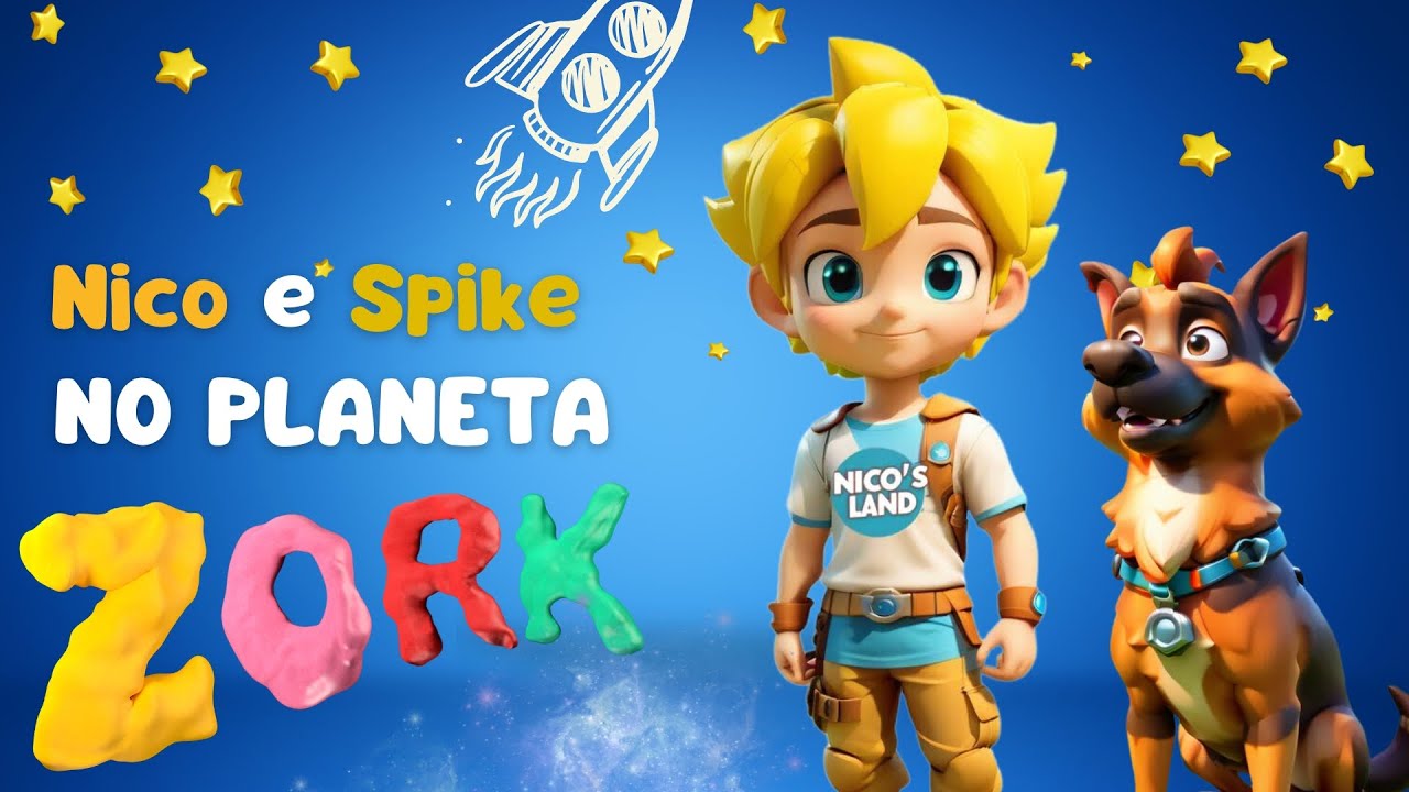 Capa do Video FOGUETE ESPACIAL - AVENTURA NO ESPAÇO DESENHO INFANTIL